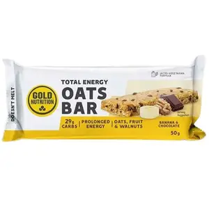 Gold Nutrition Boîte De Barres énergétiques Total Oats Banane Et Choco...Vendu parbikeinn