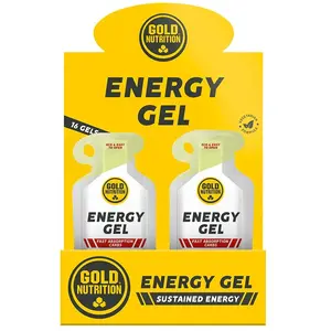 Gold Nutrition Boîte De Gels énergétiques Fraise & Citron Vert 40g 16 Unités One SizeVendu parbikeinn