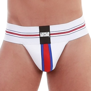 Jockstrap DENIS Blanc S pas cher