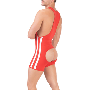 Singlet Backless DASTIN Rouge L pas cher