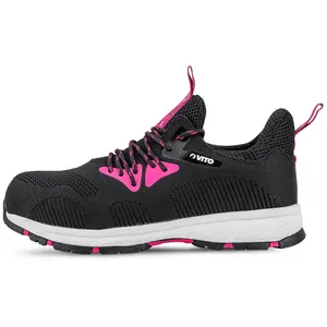 VITO Chaussures de sécurité femme S1P SRA Rose Taille 37 légère Fibre Aramide coque Composite pas cher
