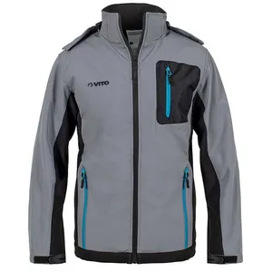 VITO Veste polaire imperméable 65 % polyester, 35% coton Taille XL Mixte Capuche pas cher