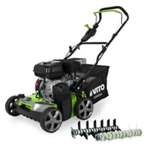 VITO Scarificateur Démousseur Thermique 5,4CV 212cm3 Largeur travail 40cm pas cher
