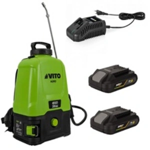 Pulvérisateur à batterie 20V - 5bar 16L + 2 Batteries Lithium 2Ah + Ch...