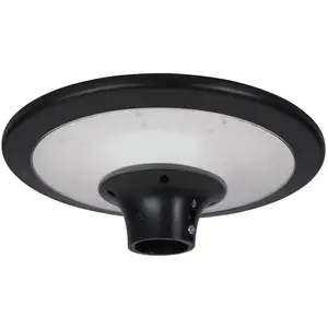Lampadaire Solaire Noir Eclairage 360° LED 20W 2300 Lm Surface éclairé...