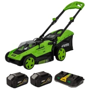VITO Tondeuse sans fil 40V 2 batteries lithium 4.0Ah Chargeur double M... pas cher
