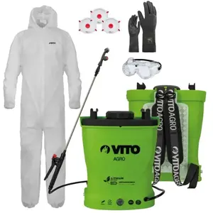 Comparateur de prix : Vito - Pulvérisateur Électrique à Batterie Lithium 16L + Kit Protectio...