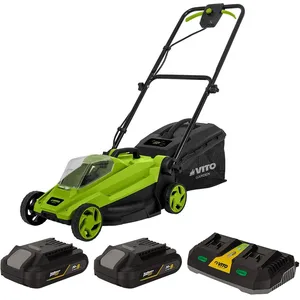 VITO Tondeuse à Gazon sans fil 20V + 2 Batteries lithium 3.0Ah + Chargeur d... pas cher