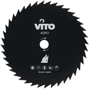 Comparateur de prix : VITO Lame de Coupe pour Débroussailleuse 40 dents Diam 255mm Alesage 25.4