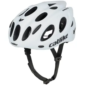 Casque Catlike Kompact'o Blanc Taille S avec Design Hexagonal et InMold