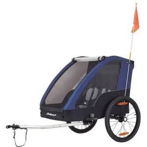 Remorque enfant 2 places 20  grey   blue polisportVendu pardeporvillage