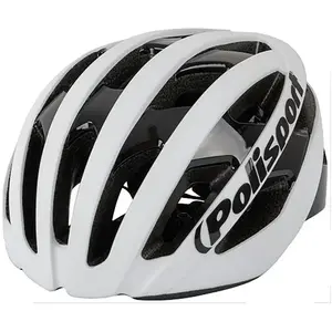 Comparateur de prix : Polisport Helmet Light Pro (L=58/62) Casque Unisex-Adult, Blanc Mat/Noir, L
