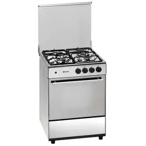 Cuisinière au gaz butane meireles 60 cm 49 l acier (3 cuisinière)Vendu parrue-du-commerce