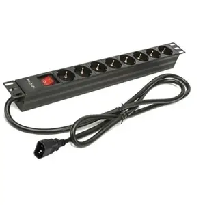 Comparateur de prix : Phasak BNS 3535 multiprise avec interrupteur 8 prises de courant 2m noir