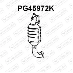 VENEPORTE S.A. Catalyseur pour CITROËN: C3, DS3, C-Elysée, C1, C3 Aircross, C4 Cactus & PEUGEOT: 208, 301, 108, 2008, 308 & DS: DS3 (Ref: PG45972K) pas cher