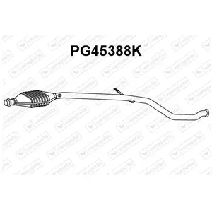 VENEPORTE S.A. Catalyseur pour PEUGEOT: 206 (Ref: PG45388K) pas cher