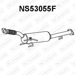 Dpf.juke 1.5dci Crv 06/10- Avec Catalyseur Veneporte Ns53055f pas cher