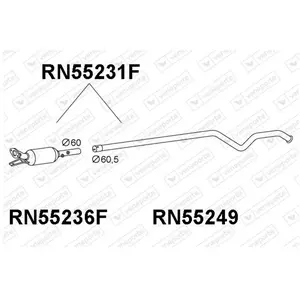 Dpf.laguna 1.9/2.0/2.2dci L/Br 02/05-09/07 Veneporte Rn55231f pas cher