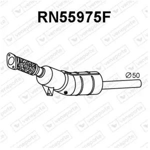 VENEPORTE S.A. Filtre à particules / FAP pour RENAULT: Kangoo (Ref: RN...Vendu parwinparts