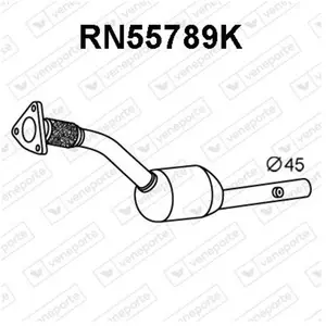 VENEPORTE S.A. Catalyseur pour RENAULT: Modus, Clio (Ref: RN55789K) pas cher