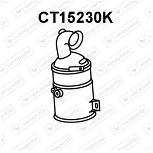 VENEPORTE S.A. Catalyseur pour PEUGEOT: 207, Partner, 208, 5008, 3008, 4008, 301, 508, 308, 2008 & CITROËN: C5, DS3, Berlingo (Ref: CT15230K) pas cher