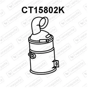 VENEPORTE S.A. Catalyseur pour CITROËN: DS3, C3 & PEUGEOT: 208, 206+, 207, 2008 (Ref: CT15802K) pas cher