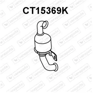 VENEPORTE S.A. Catalyseur pour PEUGEOT: 207, 307, Partner, 308, 407 & CITROËN: C3, C4, Berlingo, C4 Picasso, C5, Xsara Picasso (Ref: CT15369K) pas cher