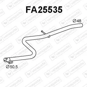VENEPORTE S.A. Tube de réparation, catalyseur pour FIAT: Doblo (Ref: FA25535) pas cher