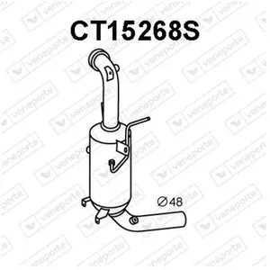 Comparateur de prix : VENEPORTE S.A. Filtre à particules / FAP pour FIAT: Punto, Doblo, 500, Strada, Panda, Idea, Fiorino, Qubo & SUZUKI: Swift (Ref: CT15268S)