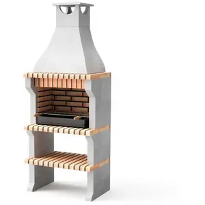 Movelar - Barbecue préfabriqué à bois et charbon de bois Modèle Alcoa ...Vendu paramazon