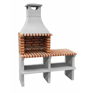 MAESTRO FERRETERO Movelar Barbecue de chantier Huelva avec banc pas cher