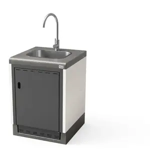 TUOZI Module sur pied kitaway sink & tap 61 pour Barbecue en Béton Préfabriq... pas cher