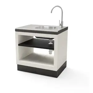 Module Stand kitaway avec évier et robinet inox pour Barbecue en Béton...Vendu paramazon