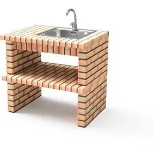 Module Luxor avec support latéral pour évier et robinet pour Barbecue ...Vendu paramazon