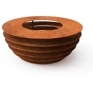 Movelar Brasero en acier corten Ø60 x H24 cm