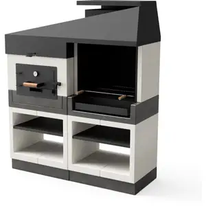 Movelar - Cuisine extérieure Kitaway Otte Barbecue + Four - 1055x168x6... pas cher