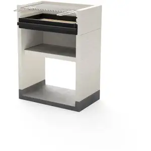 Tuozi - Barbecue à Charbon Modèle venit flex (Gris/Blanc - 78 x 47 x 1...Vendu paramazon