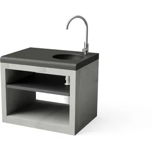 Module Kitaway Pure Origin avec évier et robinet pour Barbecue en Béto... pas cher
