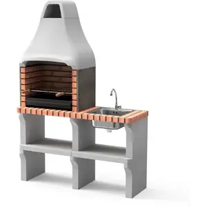 Barbecue préfabriqué pour bois de chauffage et charbon de bois Modèle ...Vendu paramazon