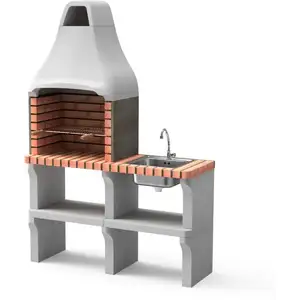 Barbecue préfabriqué pour bois de chauffage et charbon de bois Modèle ...Vendu paramazon