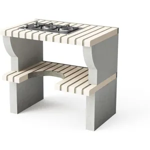 MOVELAR - Module tréteau latéral gaz Bailen Plus pour Barbecue en Béto...Vendu paramazon