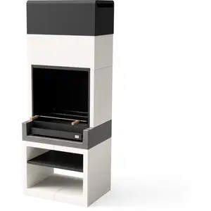 TUOZI - Barbecue de Construction à Bois et Charbon Modèle KITAWAY (Gri...Vendu paramazon