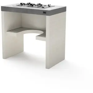 Tuozi - Module Stand plan/venit Gaz 78 pour Barbecue en Béton Préfabri...Vendu paramazon