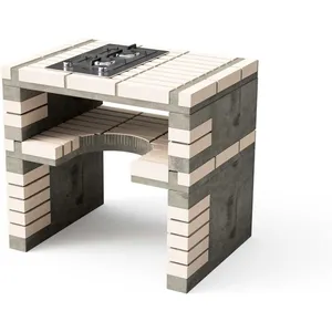 Module tréteau latéral à gaz California Plus xl pour Barbecue en Béton...Vendu paramazon