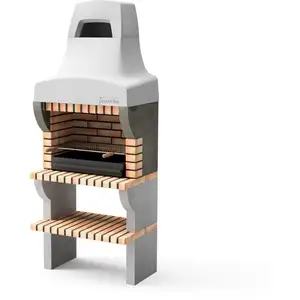 Movelar - Barbecue préfabriqué à bois et charbon de bois Modèle Bailen Plus (Gris, Orange - 510 x 86,5 x 58 cm) ref : M00354Vendu paramazon