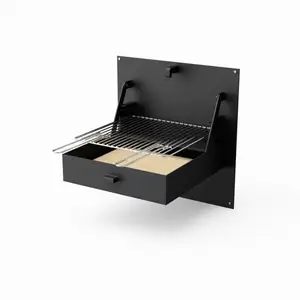 Tuozi - Barbecue de Construction à Bois et Charbon Modèle pared iBBQ (... pas cher