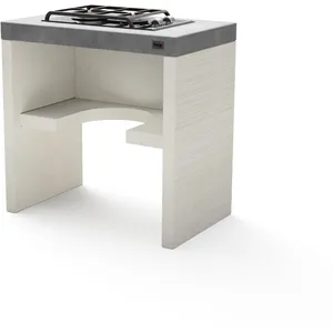 Tuozi - Module Stand plan/venit Gaz 78 pour Barbecue en Béton Préfabri...Vendu paramazon