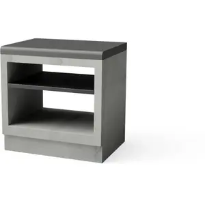 Module de support sud Gaz pour Barbecue en Béton Préfabriqué (Blanc, G...Vendu paramazon