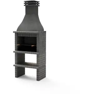 Movelar - Barbecue Préfabriqué à Bois et Charbon Modèle khiva plus ave... pas cher