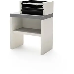 Tuozi - Barbecue de Construction à Bois et Charbon Modèle plan 1 (Gris...Vendu paramazon